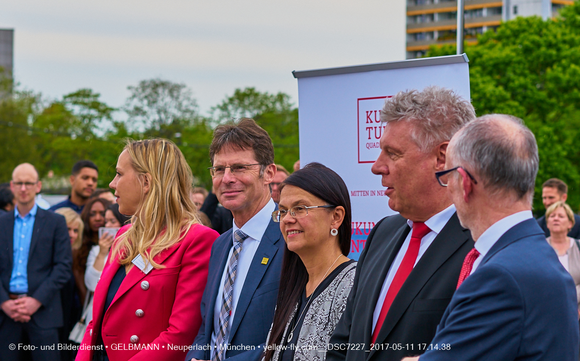 11. Mai 2017 - Grundsteinlegung für die LOGE und dem Kulturquadrat in Neuperlach